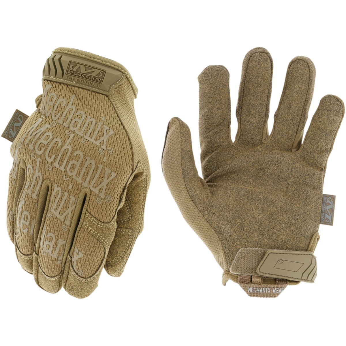 Mechanix Wear Original Synthetic Leather, Coyote, Small - MG-72-008