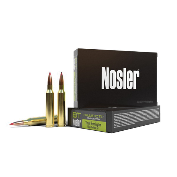 Nosler Ballistic Tip Rifle Ammunition 7mm Rem. Mag. 150 gr. BT SP 20 rd. - No Credit Card Fees - Low, flat rate shipping