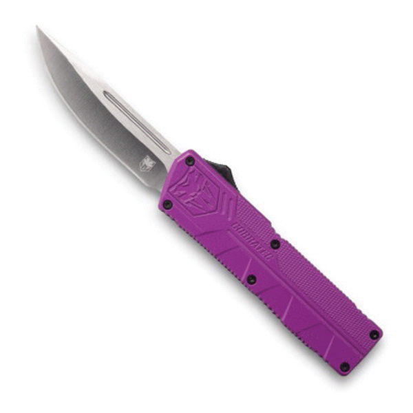 CobraTec Knives Drop Point Lightweight Knife, 3.25", Purple - PURCTLWDNS