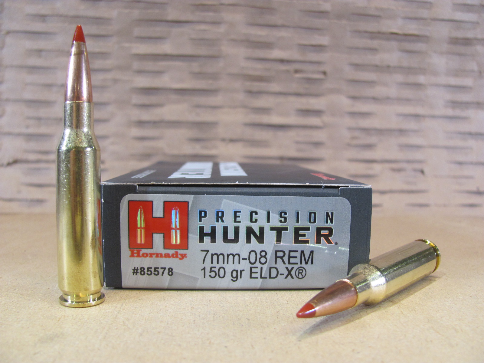 20 Round Box – 7mm-08 Rem 150 Grain ELD-X Hornady Precision Hunter Ammo – 85578
