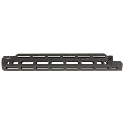 Midwest Industries M-Lok Compatible Handguard w/ Mil-Spec Top Rail Fits HK 91, Black - MI-HK91M