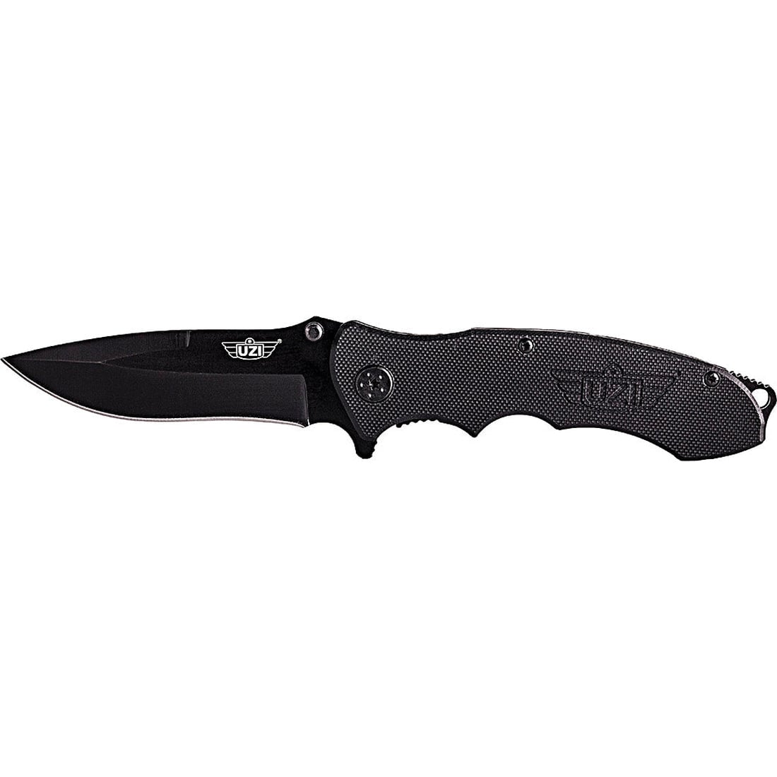 Uzi Responder VI Folding Knife Black - Tactical, Durable, Lightweight and Reliable Handle - UZKFDR006