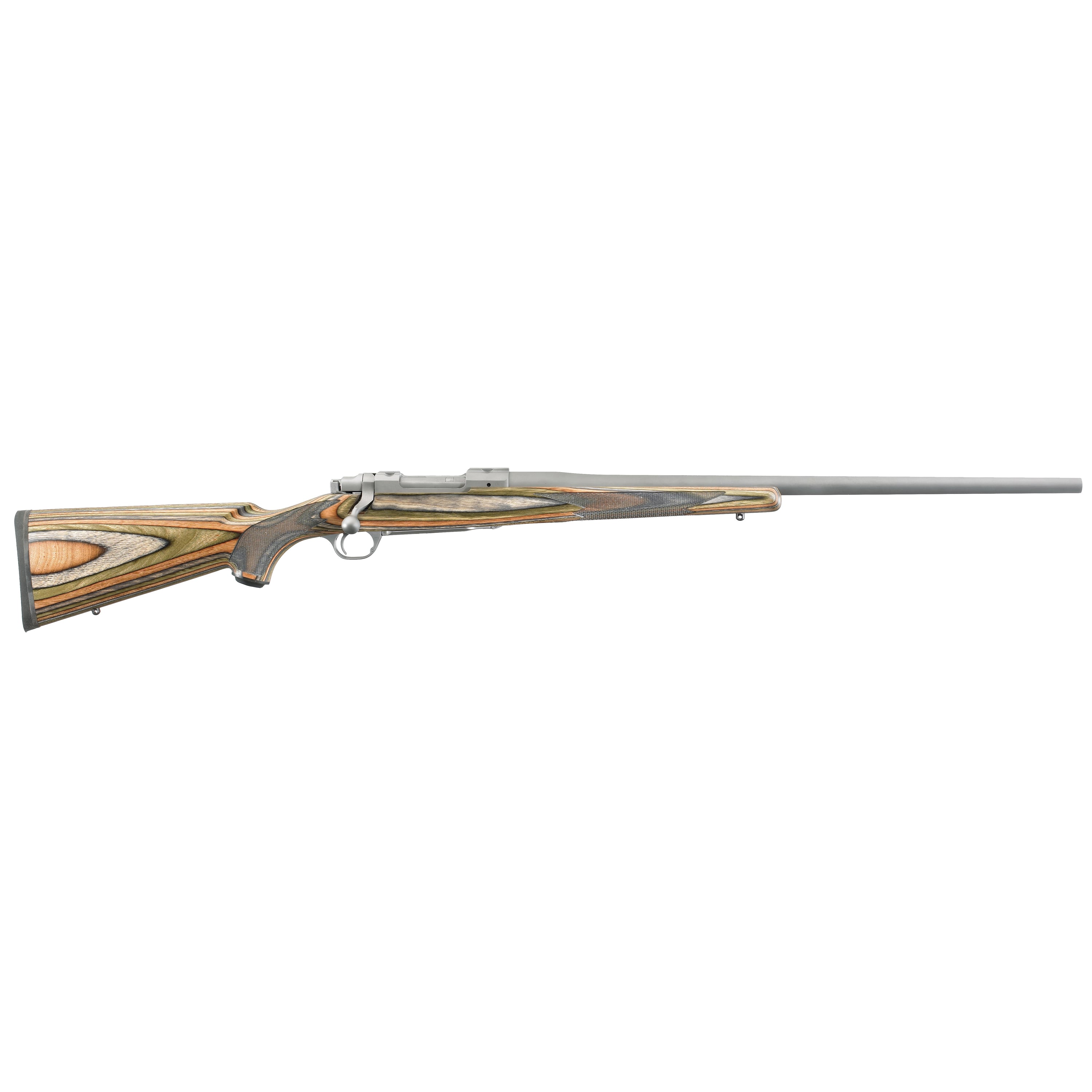 Ruger Hawkeye .22-250 Remington Bolt Action Rifle, 24" Barrel, Silver - 17121