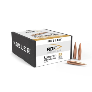 Nosler RDF Match Rifle Bullets 6.5mm .264" 140 gr HPBT 100/ct