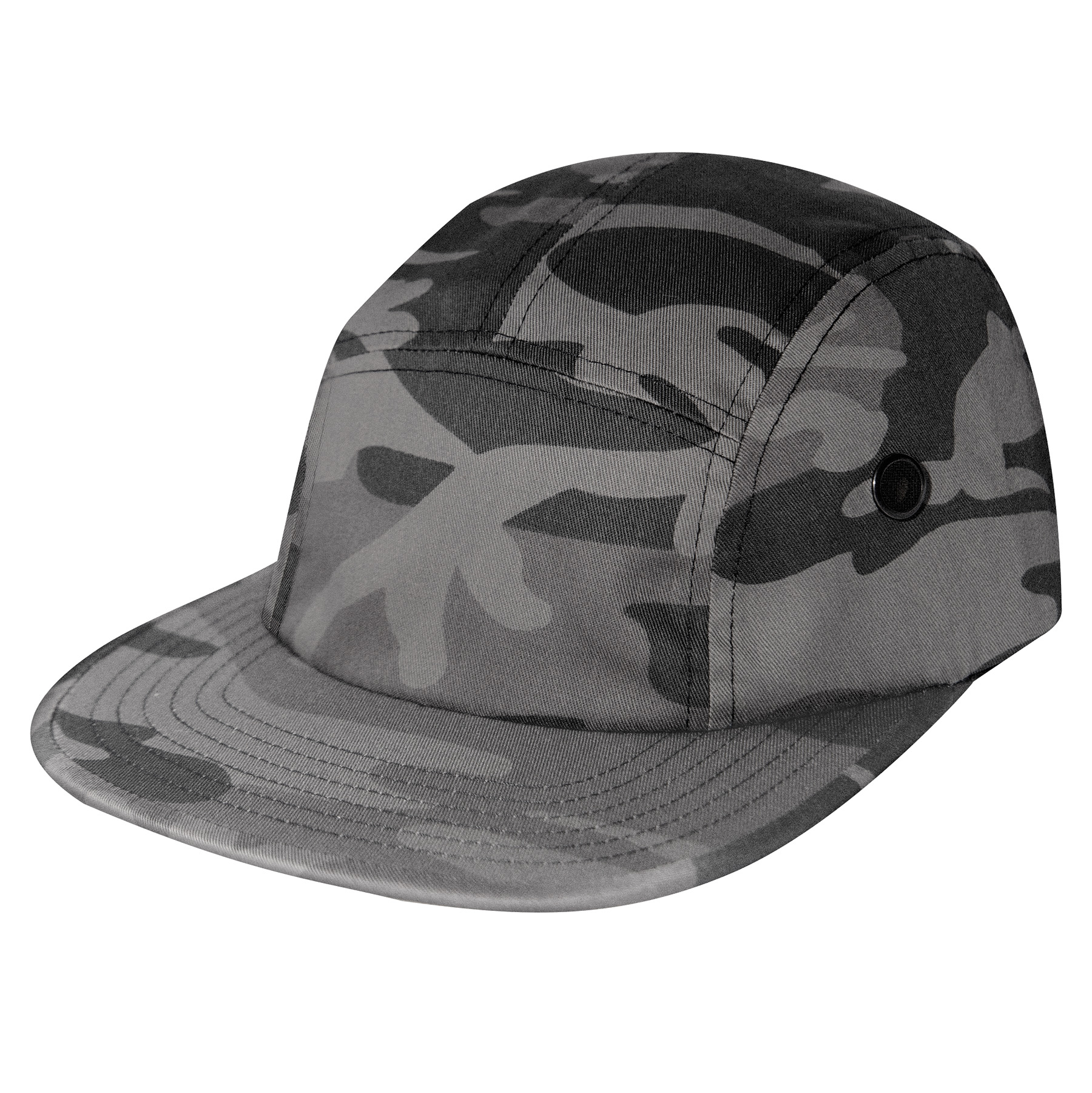 Rothco 5 Panel Street Cap - Black Camo