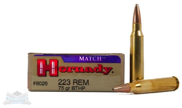 Hornady 223 75gr BTHP Match Ammunition 20rds - 8026