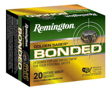 REMINGTON GOLDEN SABER BONDED 40 S&W 165 GRAIN BJHP
