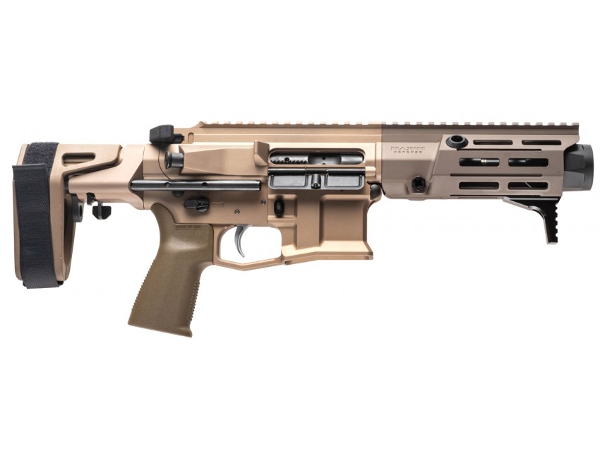 Maxim Defense PDX 7.62x39mm Round Semi Auto AR Pistol, Arid Brown - MXM47800