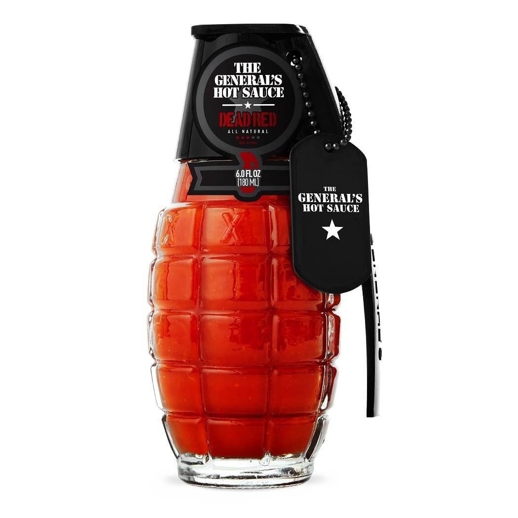 The General's Hot Sauce 6 oz, Dead Red - 0311-001