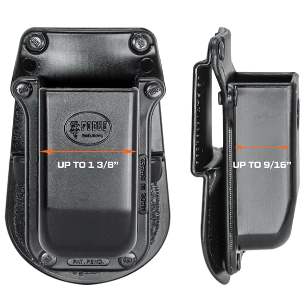 Fobus Single Magazine Pouch for 1911 and .45 ACP, Black - 390145