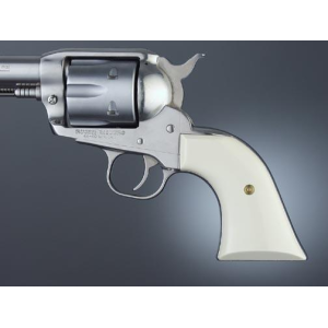 Hogue Grips Ruger Blackhawk/Vaquero Ivory Polymer Cowboy Panels
