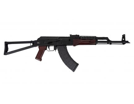 PSAK-47 GF5 Triangle Side Folding Rifle with Cheese Grater Upper Handguard, Redwood