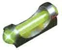 TRUGLO SIGHT LONG BEAD 6-48 - THREAD FIBER OPTIC GREEN