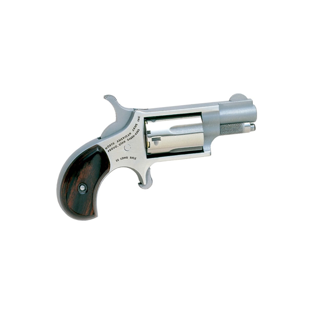 NORTH AMERICAN ARMS MINI 22LR REV 1-1/8″ SS - No Credit Card Fees - Low, flat rate shipping
