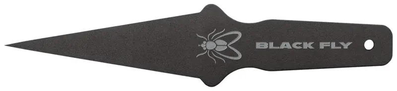 Cold Steel CS80STMA Black Fly Thrower Fixed Plain Black 1055 Carbon Steel Blade/Handle