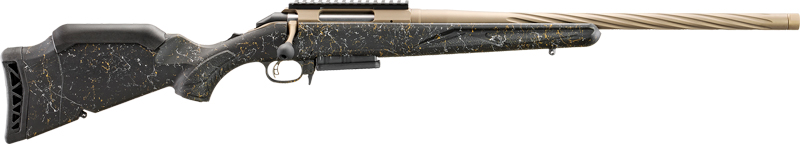RUGER GENII PRAIRIE 308 WIN - 20" BRONZE BLACK SPLATER SYN