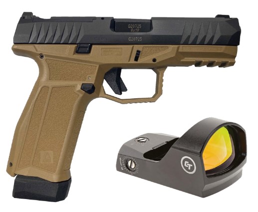 AREX DELTA X OR 9mm Pistol with Crimson Trace Red Dot