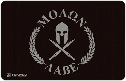 TEKMAT ARMORERS BENCH MAT - 11"x17" MOLON LABE FLAG