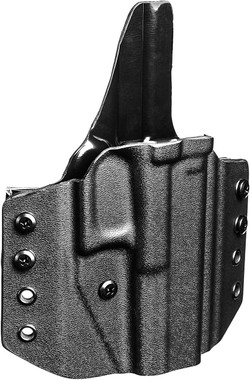 Uncle Mike's CCW SW & MP Compact 9/40 2.0 Belt Holsters LH, Black, One Size