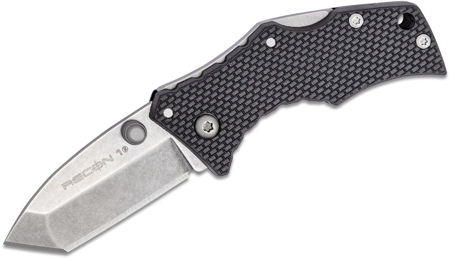 Cold Steel 1 Micro Folding Knife Clip Point, Black - CS-27DT