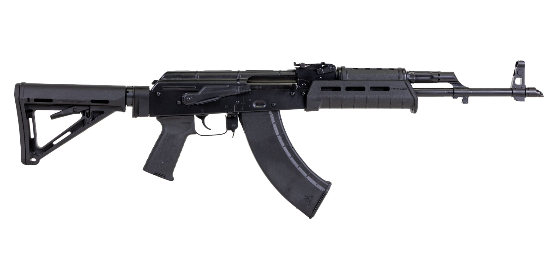 PSA AK-47 M4 GF3 Forged MOE Rifle, Black