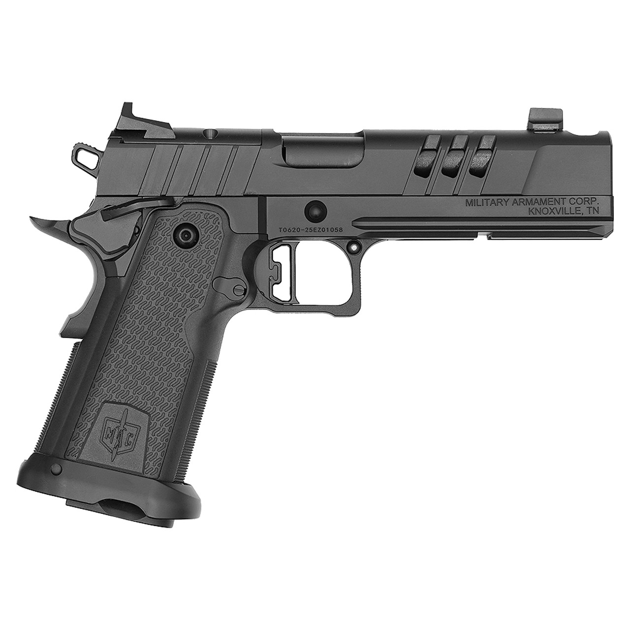 SDS Imports MAC 9 DS-D Comp 9mm Pistol - 5" QPQ/BLK Cerakote