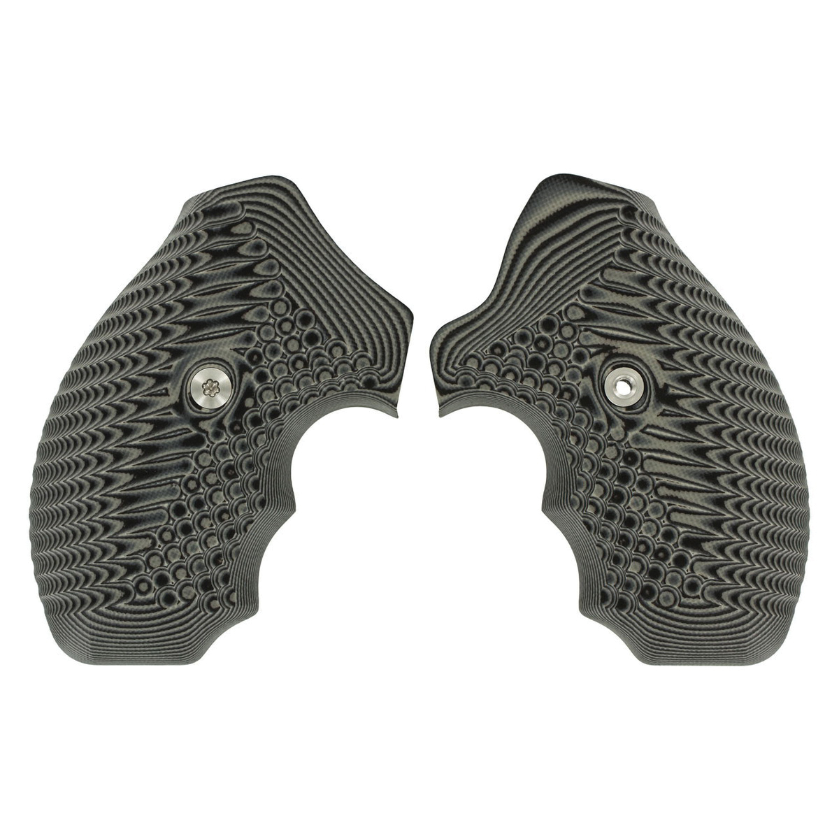 VZ Grips Wrap Around Grip Fits Smith & Wesson J-Frame, Black/Gray