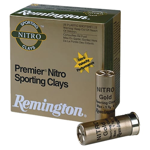 Remington Ammunition 28850 Premier Nitro Sporting Clay 12 Gauge 2.75″ 1 oz 7.5 Shot 25 Per Box/ 10 Cs - No Credit Card Fees - Low, flat rate shipping