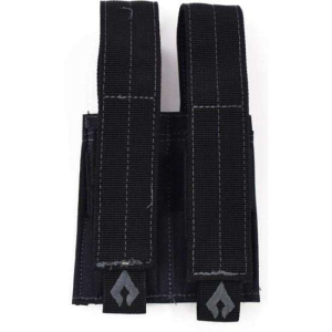 AWS PDMP-BL PISTOL DOUBLE MAG POUCH BLK