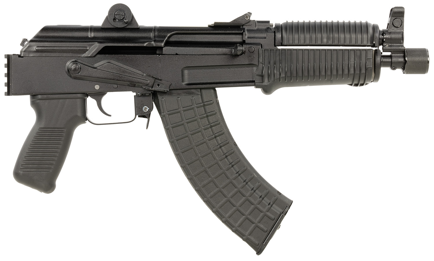 Arsenal SAM7K 7.62x39mm 8.50" AK Pistol, Black - SAM7K-55