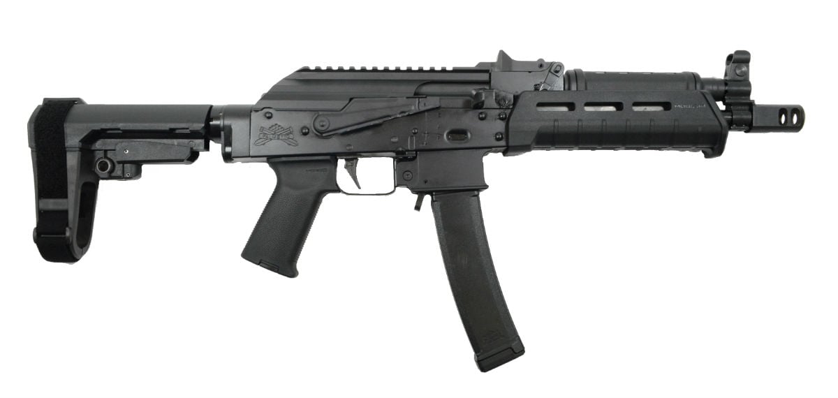 PSA AK-V 9mm MOE ALG SBA3 Pistol, Black