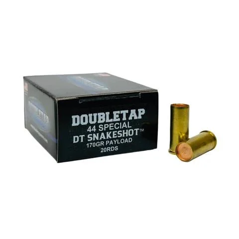 Double Tap DT Snakeshot Handgun Ammunition 44 Spl 70gr #9 1000 fps 20rds