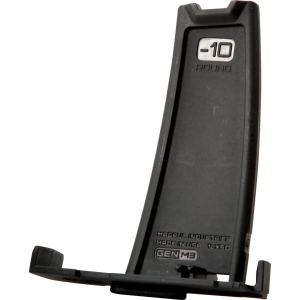 Magpul MAG563-BLK PMAG Minus Limiter LR/SR Gen M3 7.62x51mm NATO AR-10 10rd Polymer Black 1