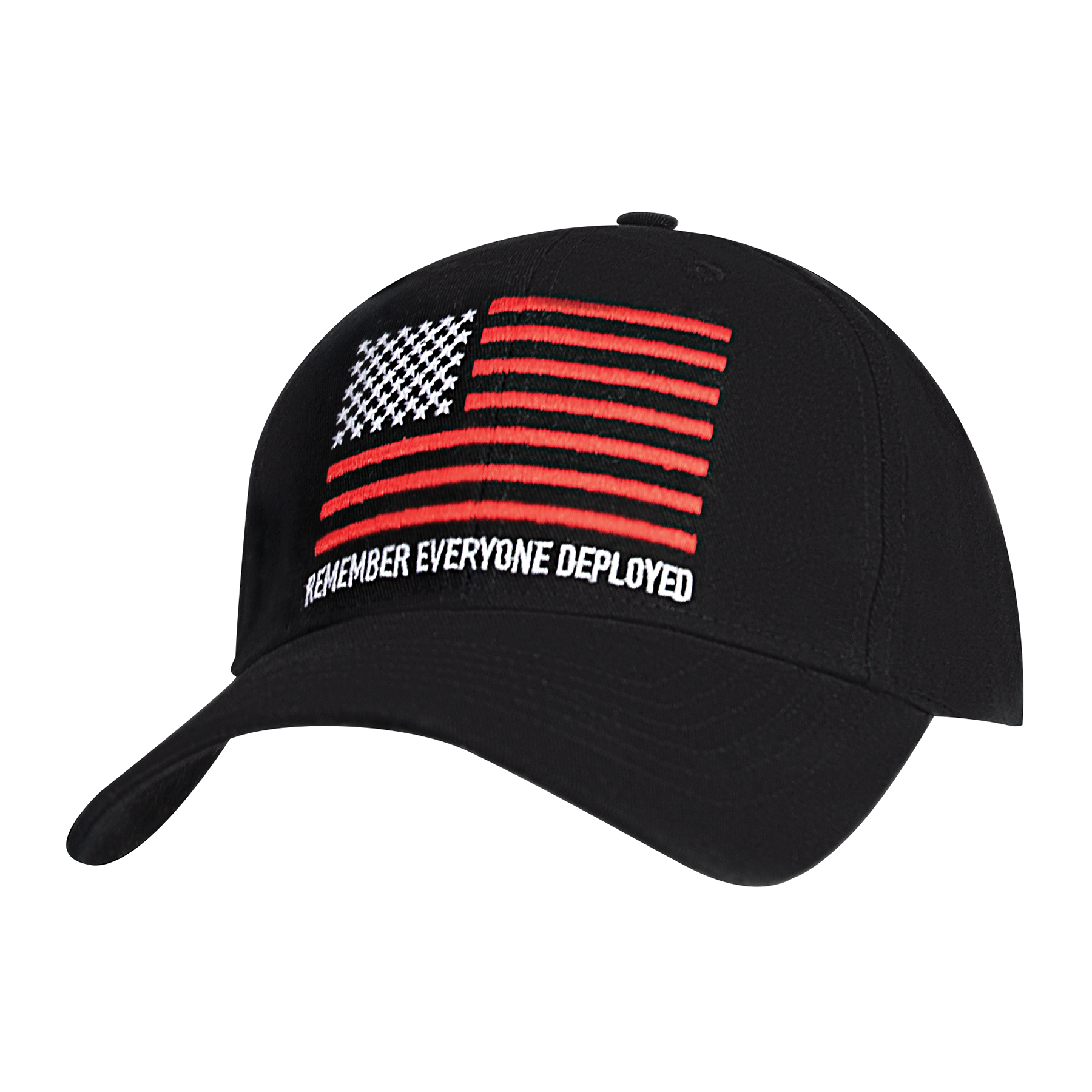 Rothco R.E.D. Remember Everyone Deployed Low Profile Cap - Black