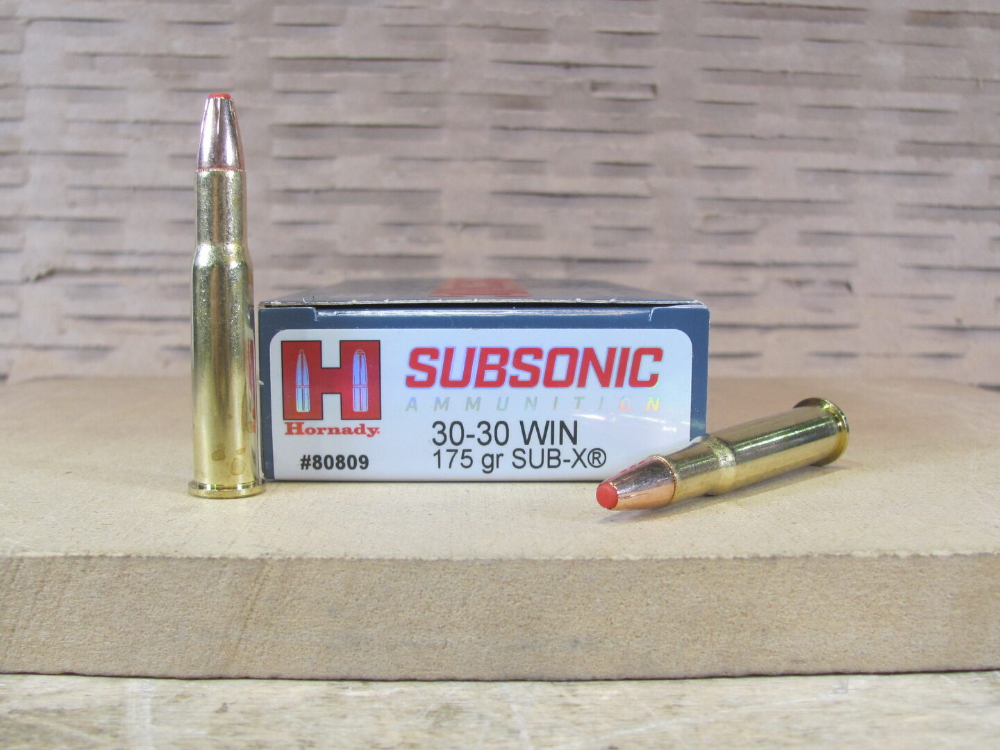200 Round Case – 30-30 Win 175 Grain SUB-X Hornady Subsonic Ammo – 80809