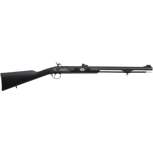 Traditions Deerhunter 50 Caliber Muzzleloading Rifle 24" Blued Barrel Black Stock