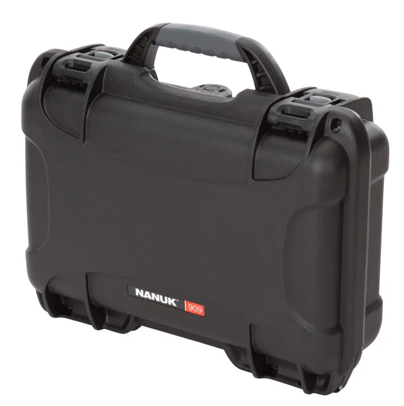 Nanuk 9091001 909 Waterproof Black Resin w/ Foam Padding Approved