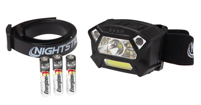 Nightstick NSP-4400B Black 320 Lumens Features Motion Activated Wake/Sleep Clip-On/Strap