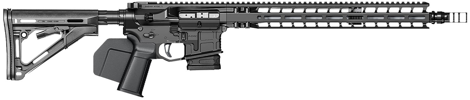 Radian Weapons R0259 Model 1 Carbine *CA Compliant 223 Wylde 10+1 16″, Radian Black Billet Rec/M-Lok Handgaurd, Paddle Grip & Fixed CTR Stock, Dead Air Keymo Flash Hider, Ambi Controls, Vertex Trigger - No Credit Card Fees - Low, flat rate shipping