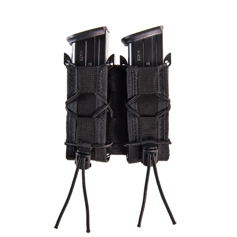 High Speed Gear 13PT12/Taco Double Pistol Magazine Pouch, Black - 13PT12BK