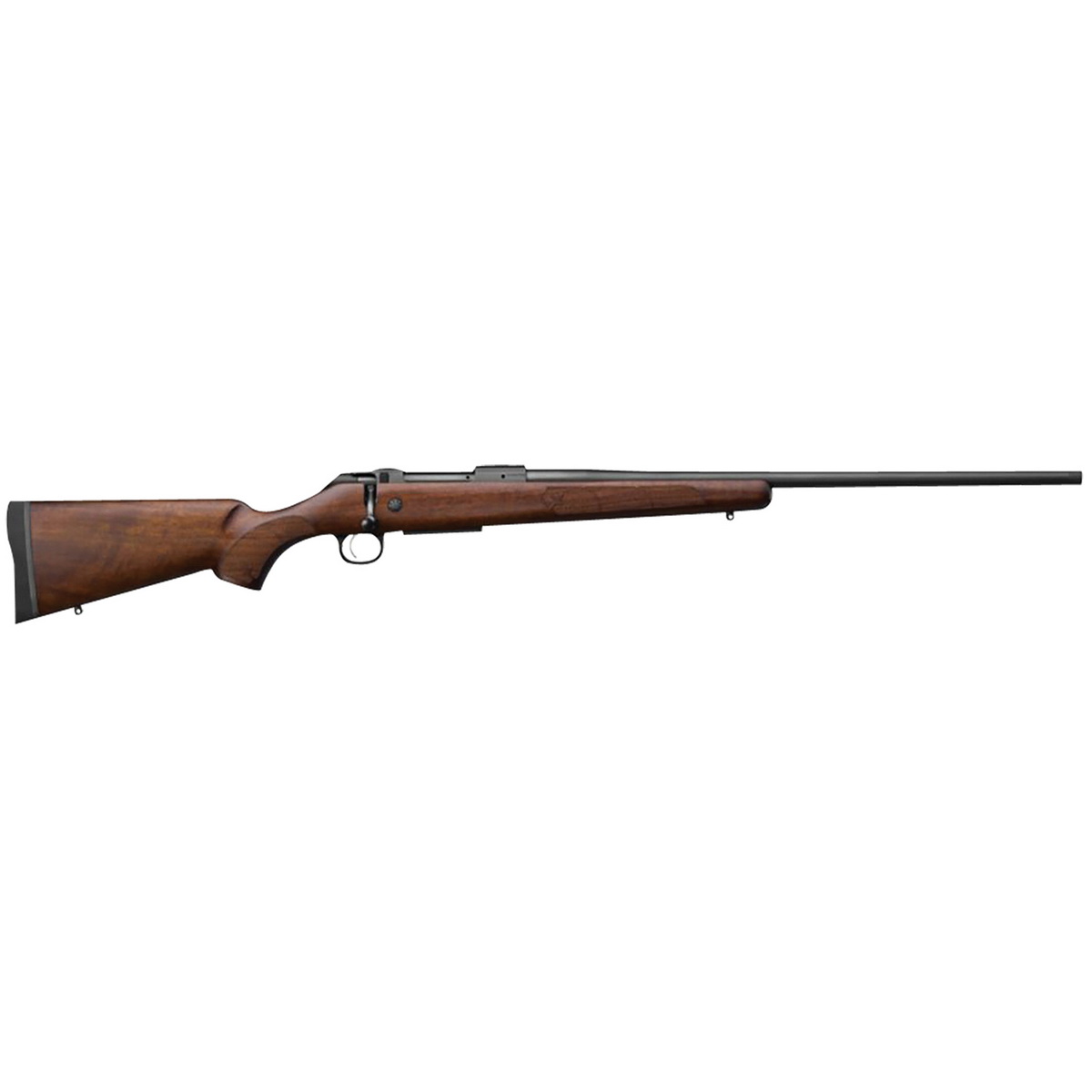 CZ 600 ST2 AMERICAN 6.5 CM – 24″ BLUED WALNUT STOCK - No Credit Card Fees - Low, flat rate shipping