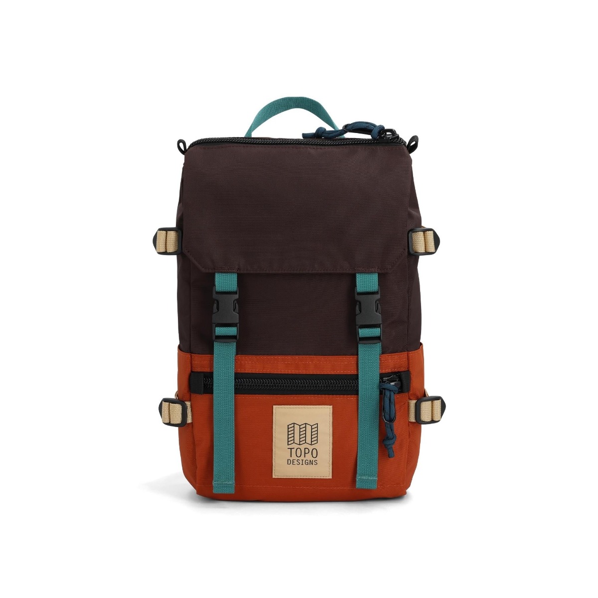 Topo Designs Rover Pack Mini, Clay/Chocolate