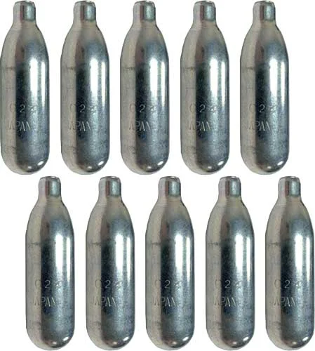 BYRNA 8 GRAM CO2 CARTRIDGES + - OILER 10 PACK FITS CL SD