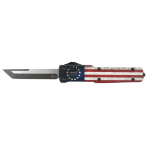 TEMP MZBRF221 SLIM ZINC BETSY ROSS FLAG TANTO