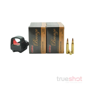 BUNDLE DEAL: Holosun 510C Red Dot Rifle Sight and 200 Rounds of Ammo - PMC 223 55 Grain