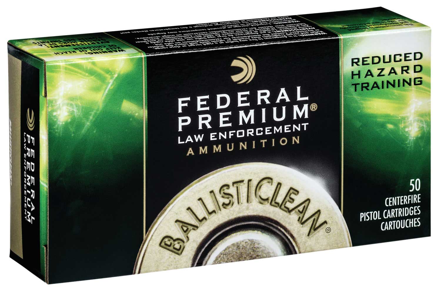 Federal Ballisticlean Frangible Handgun Ammunition .45 ACP 155gr RHT 1130 fps 50/ct - No Credit Card Fees - Low, flat rate shipping