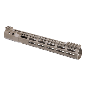 Troy Industries SOCC Battle Rail X2 Free Float AR-15 Handguard - M-LOK - 12.5" - FDE