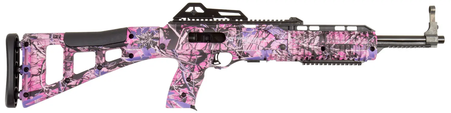 Hi-Point 3895TSPI 3895TS Carbine 380 ACP 10+1 16.50" Threaded Barrel, Country Girl Metal Finish, Country Girl Camo Fixed All Weather Skeletonized Stock Polymer Grip