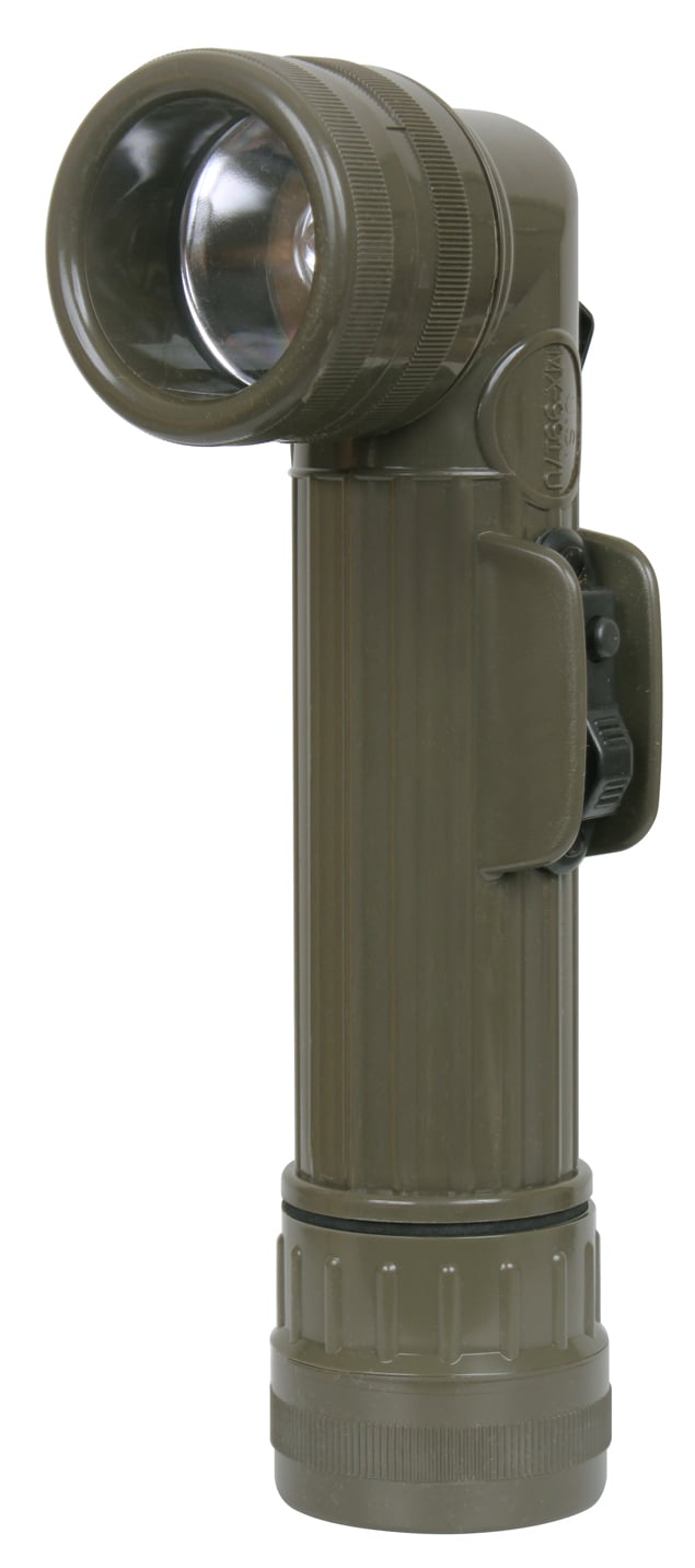 Genuine G.I. Anglehead Flashlight - Olive Drab