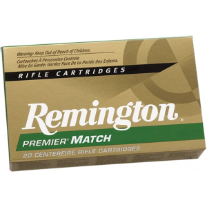 Remington Ammunition RM223R3 Premier Match 223 Remington 77 GR Hollow Point Boat Tail - 20rd Box